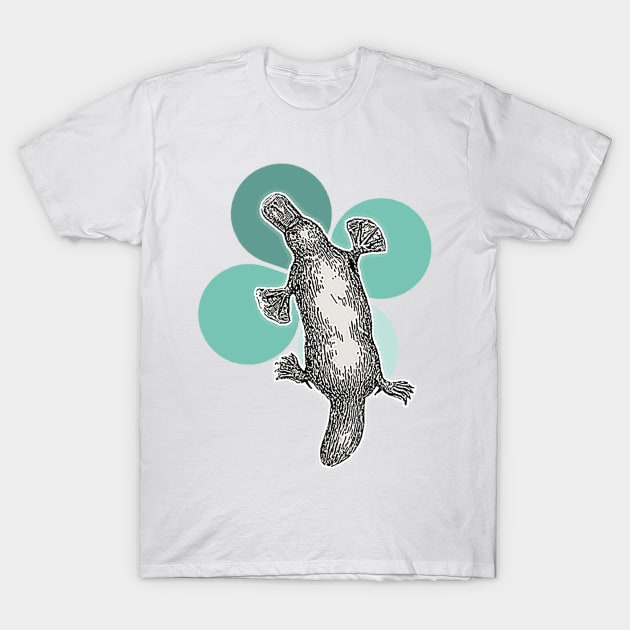 Platypus drawing T-Shirt by Marccelus